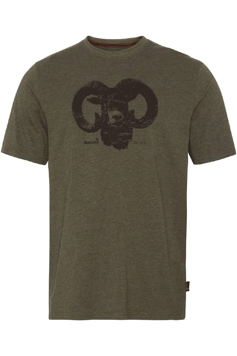 Seeland Outdoor T-Shirts in Pine Green Melange