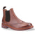 Brown Tan Cotswold Siddington Leather Brogue Chelsea Boot #colour_brown