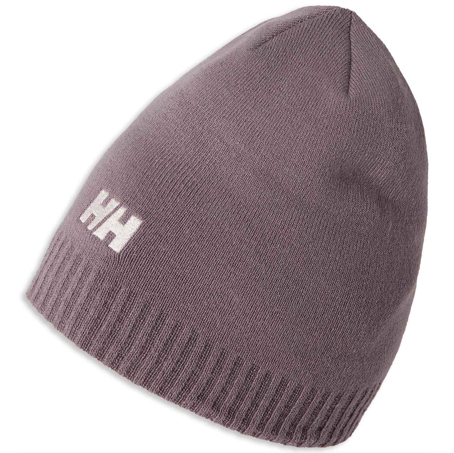 Sparrow Grey Helly Hansen Knitted Brand Beanie  