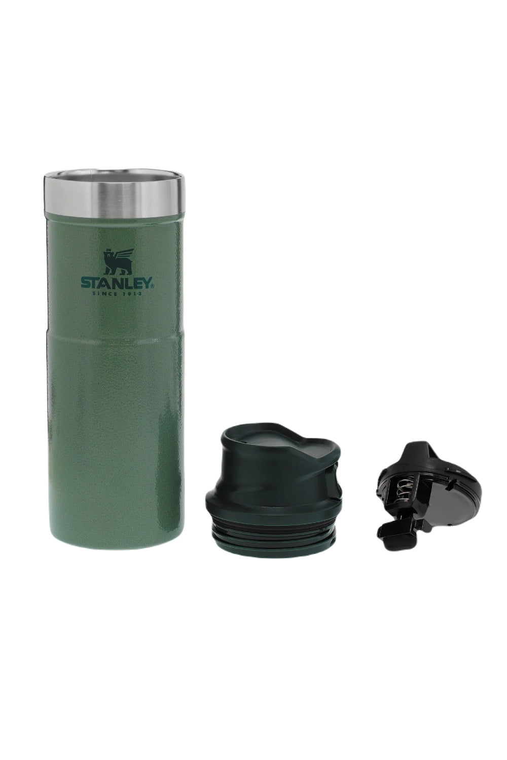 Stanley Classic Trigger Action Travel Mug 0.47L in Hammertone Green