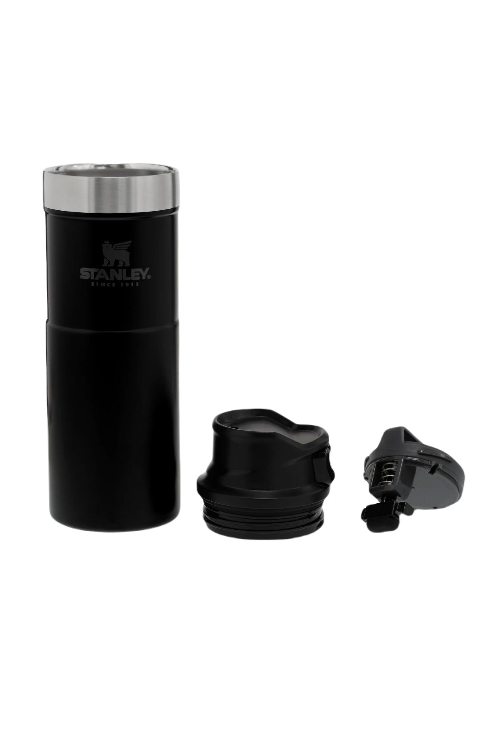 Stanley Classic Trigger Action Travel Mug 0.47L in Matte Black