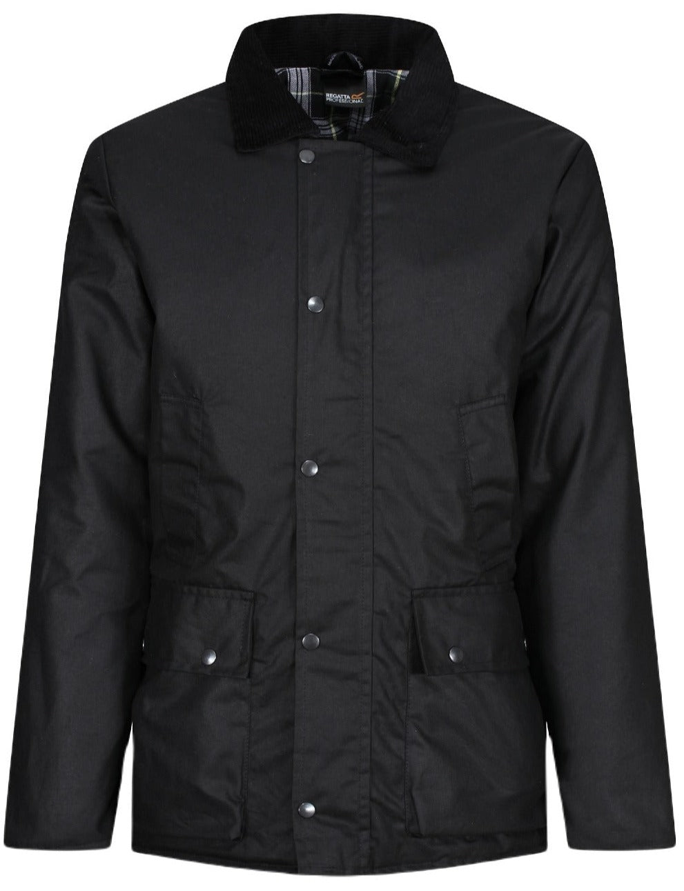 Regatta Pensford Insulated Wax Jacket in Black 