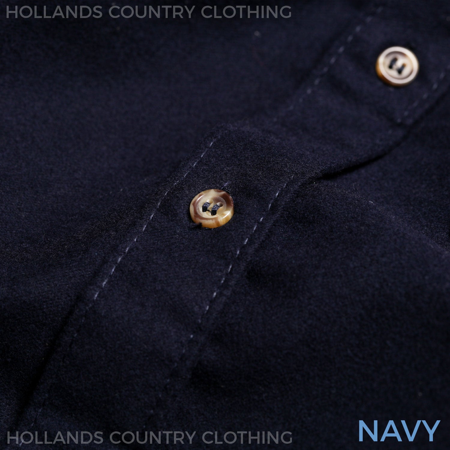 navy Bronte Moleskin Country Shirt 
