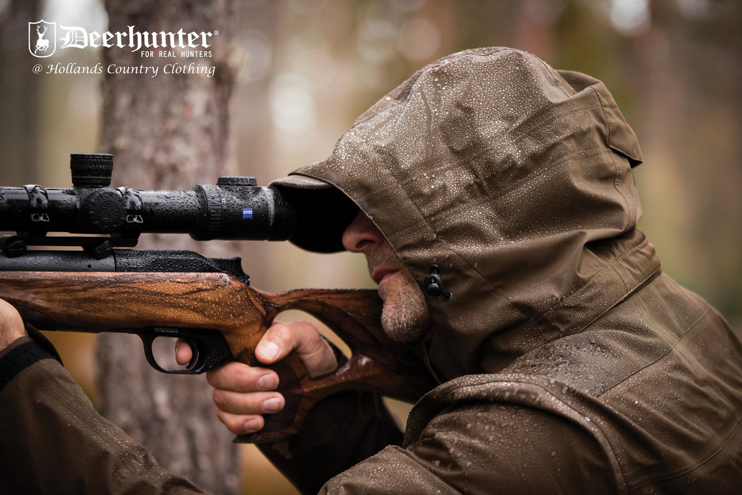 shooting with Deerhunter Track Rain Jacket