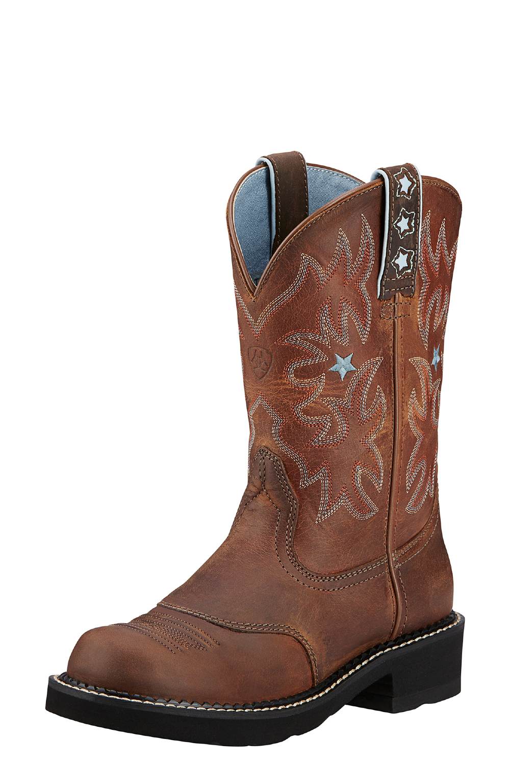 Ariat Womens Probaby Western Boot In Brown, Showing Front Angle