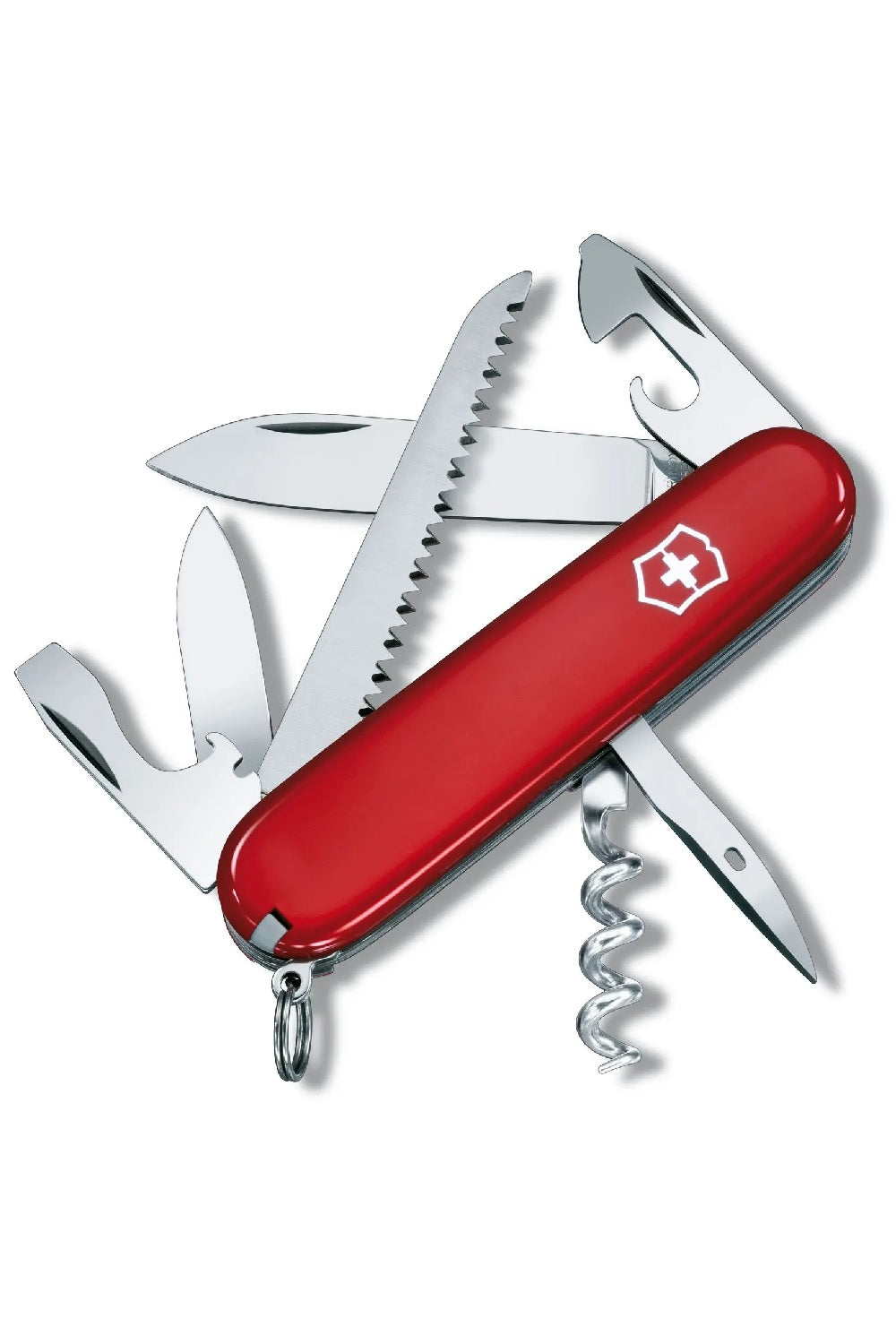 Victorinox Camper Swiss Army Medium Pocket Knife in Red