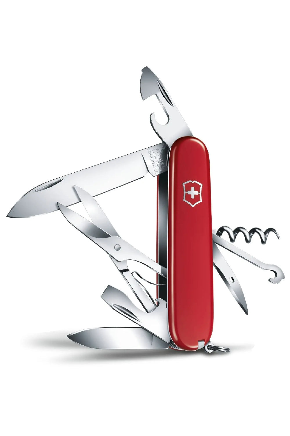 Victorinox Climber Swiss Army Medium Pocket Knife in Red