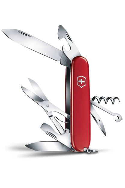 Victorinox Climber Swiss Army Medium Pocket Knife in Red