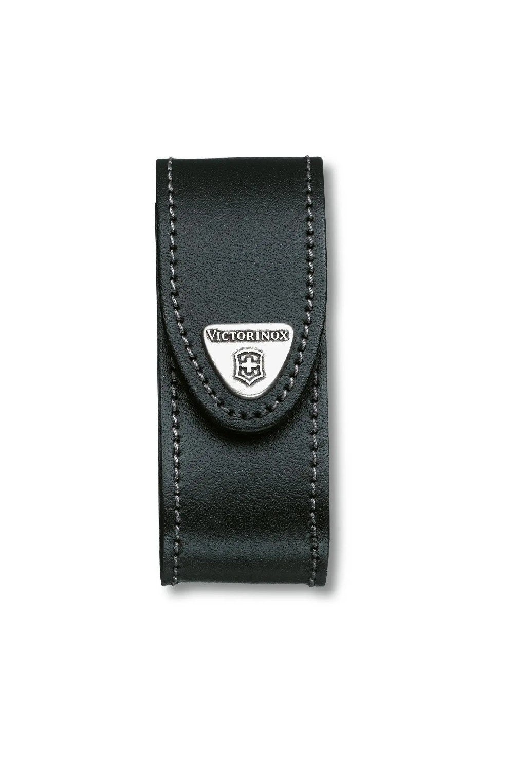 Victorinox Leather Belt Pouch with Hook-and-loop Fastener in Black Small 