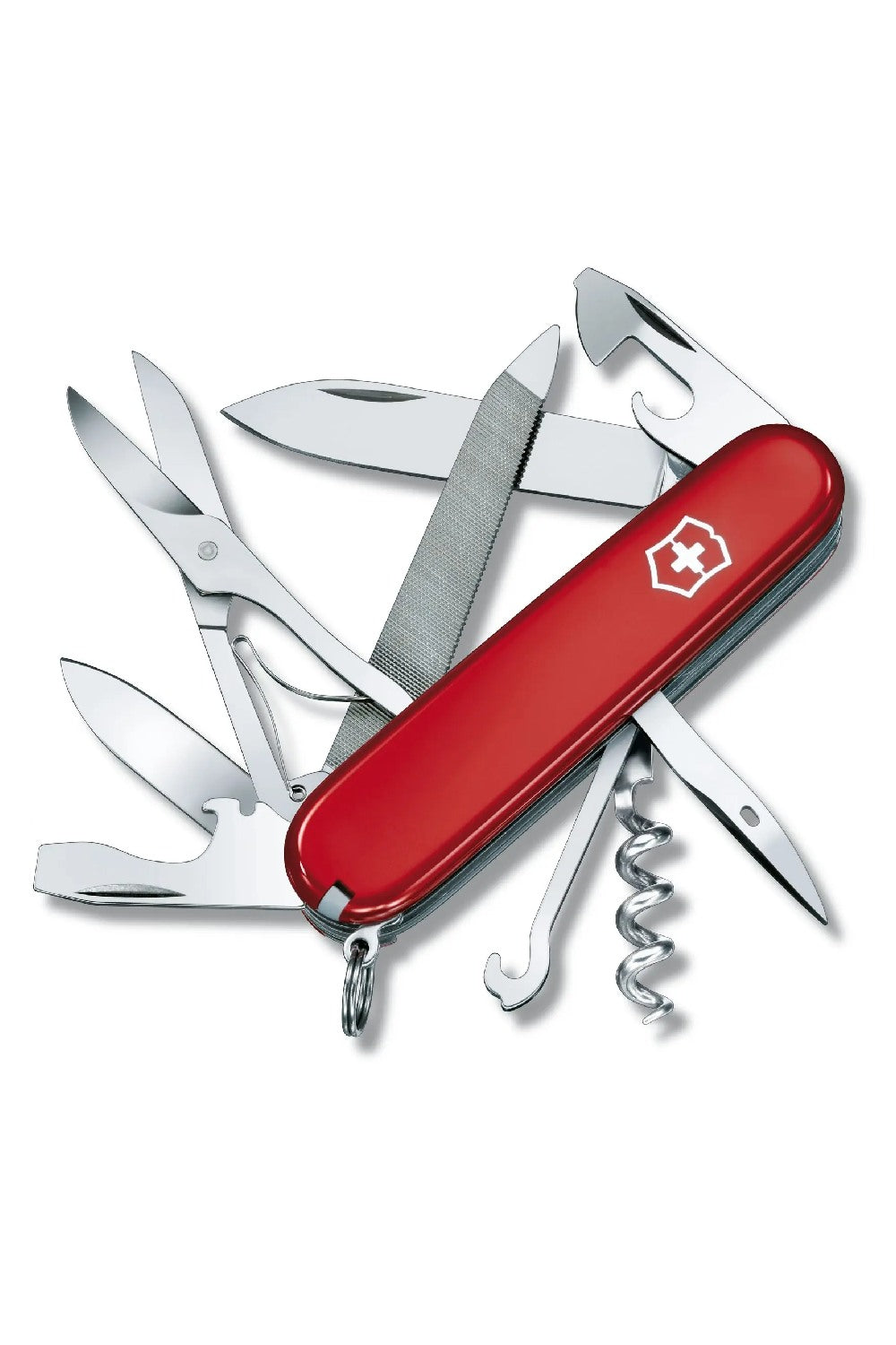 Victorinox Mountaineer Swiss Army Medium Pocket Knife in Red