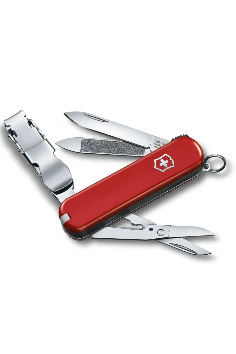 Victorinox Nail Clip 580 Swiss Army Small Pocket Knife in Red