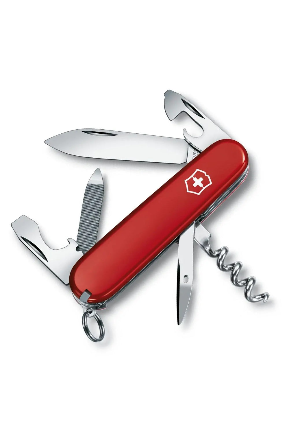 Victorinox Sportsman Swiss Army Medium Pocket Knife in Red