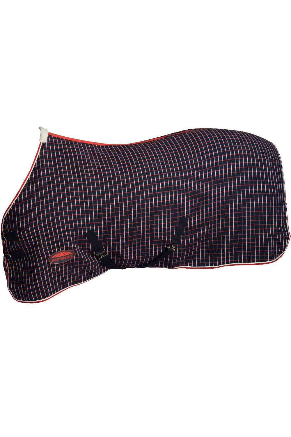 WeatherBeeta Waffle Cooler Standard Neck in Navy/Red/White
