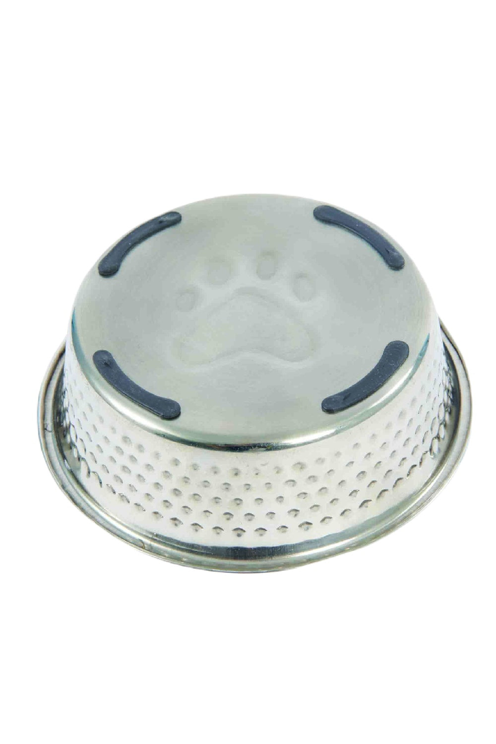 WeatherBeeta Non-Slip Stainless Shade Dog Bowl bottom of the bowl