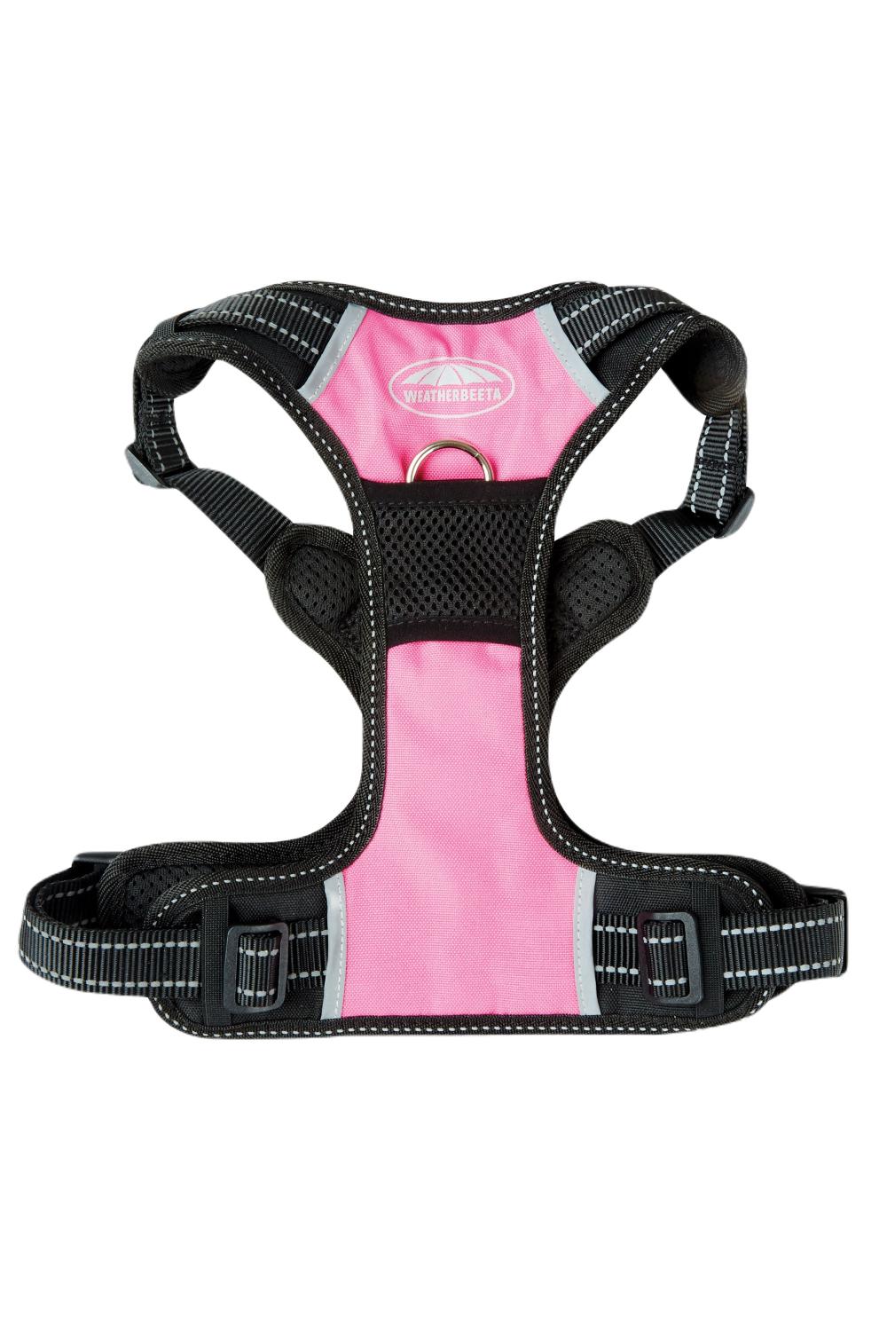 WeatherBeeta Anti Pull/Travel Harness In Black/Pink 