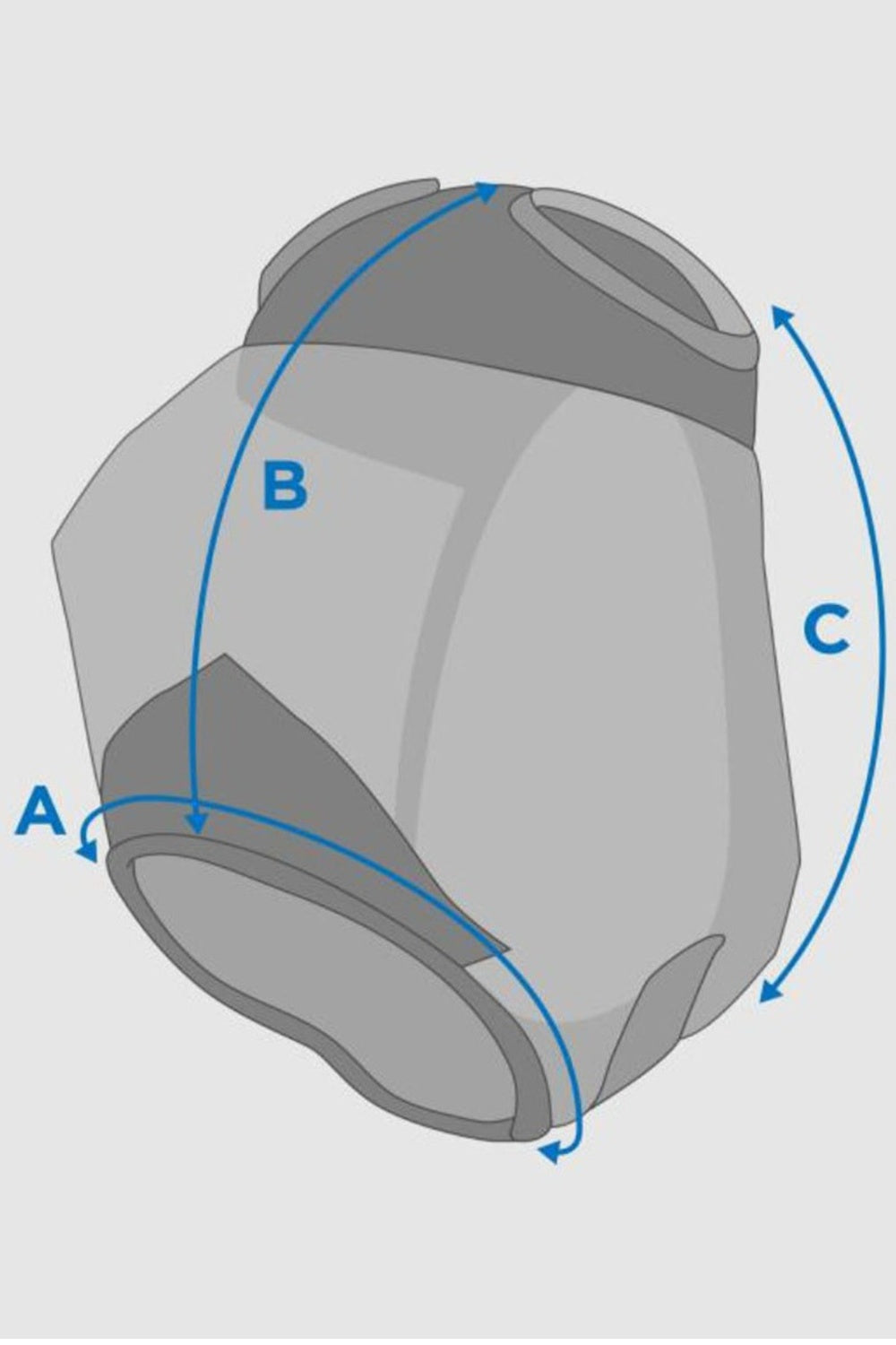 WeatherBeeta ComFiTec Deluxe Fine Mesh Mask | Two Colours Size Guide