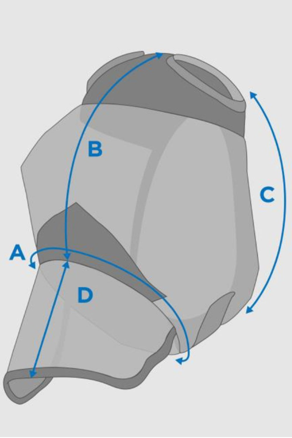 WeatherBeeta ComFiTec Fine Mesh Mask With Nose | Two Colours Size Guide