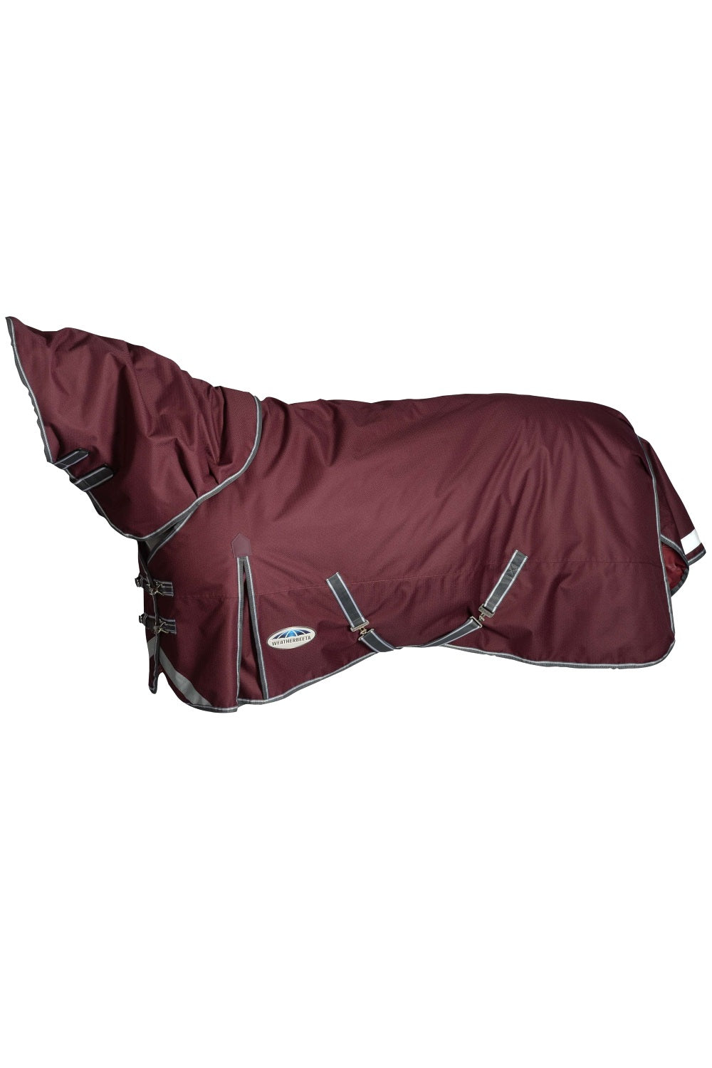 WeatherBeeta ComFiTec Plus Dynamic II Detach-A-Neck Lite in Maroon/Grey/White