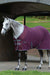 WeatherBeeta Fleece Cooler Standard Neck | Three Colours In Maroon/Grey/White #colour_maroon-grey-white