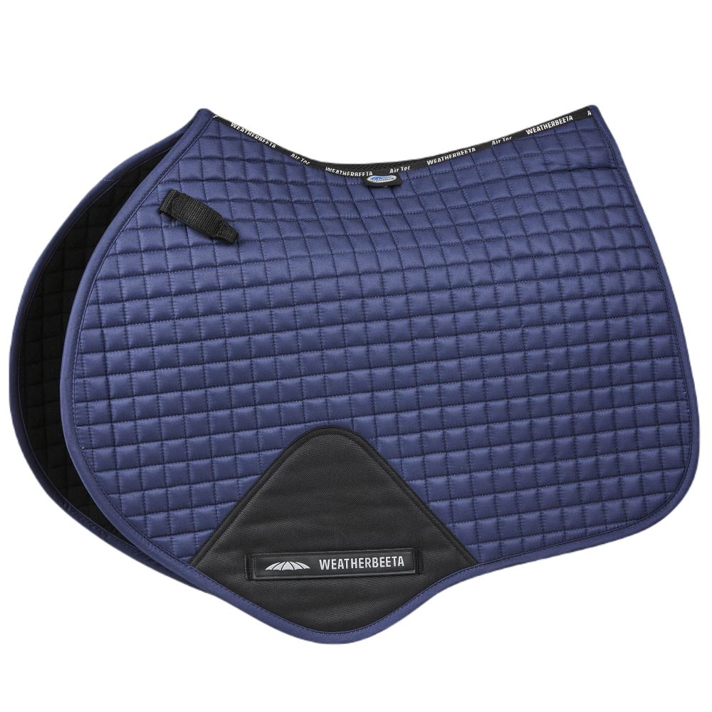 WeatherBeeta Prime Jump Shaped Saddle Pad | Eighteen Colours In Blueberry Navy 