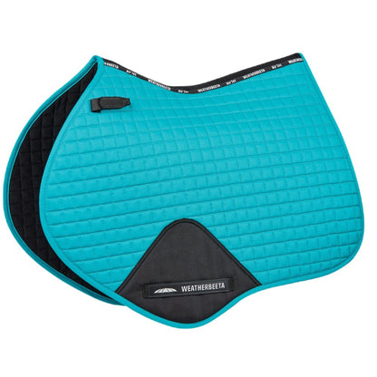 WeatherBeeta Prime Jump Shaped Saddle Pad | Eighteen Colours In Turquoise