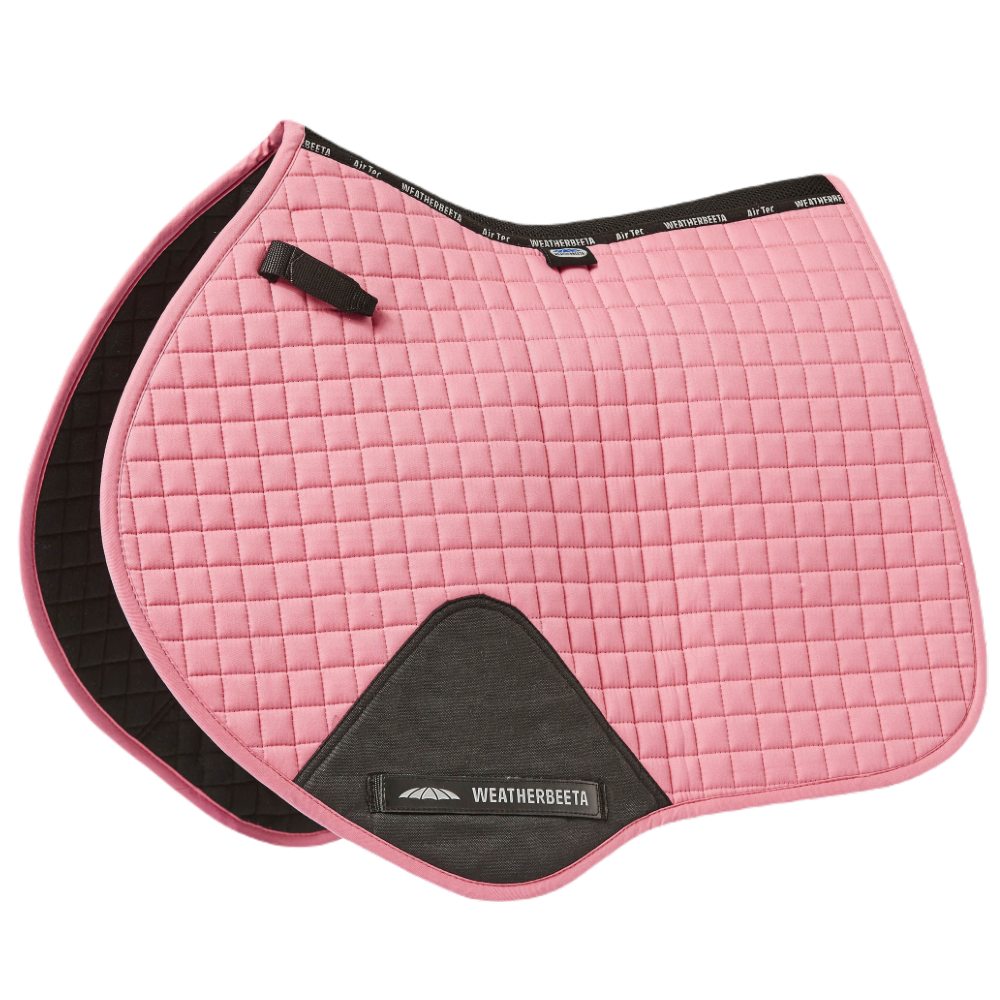 WeatherBeeta Prime Jump Shaped Saddle Pad | Eighteen Colours In Bubblegum Pink