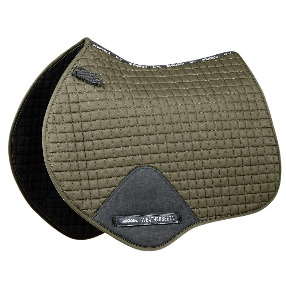 WeatherBeeta Prime Jump Shaped Saddle Pad | Eighteen Colours In Olive