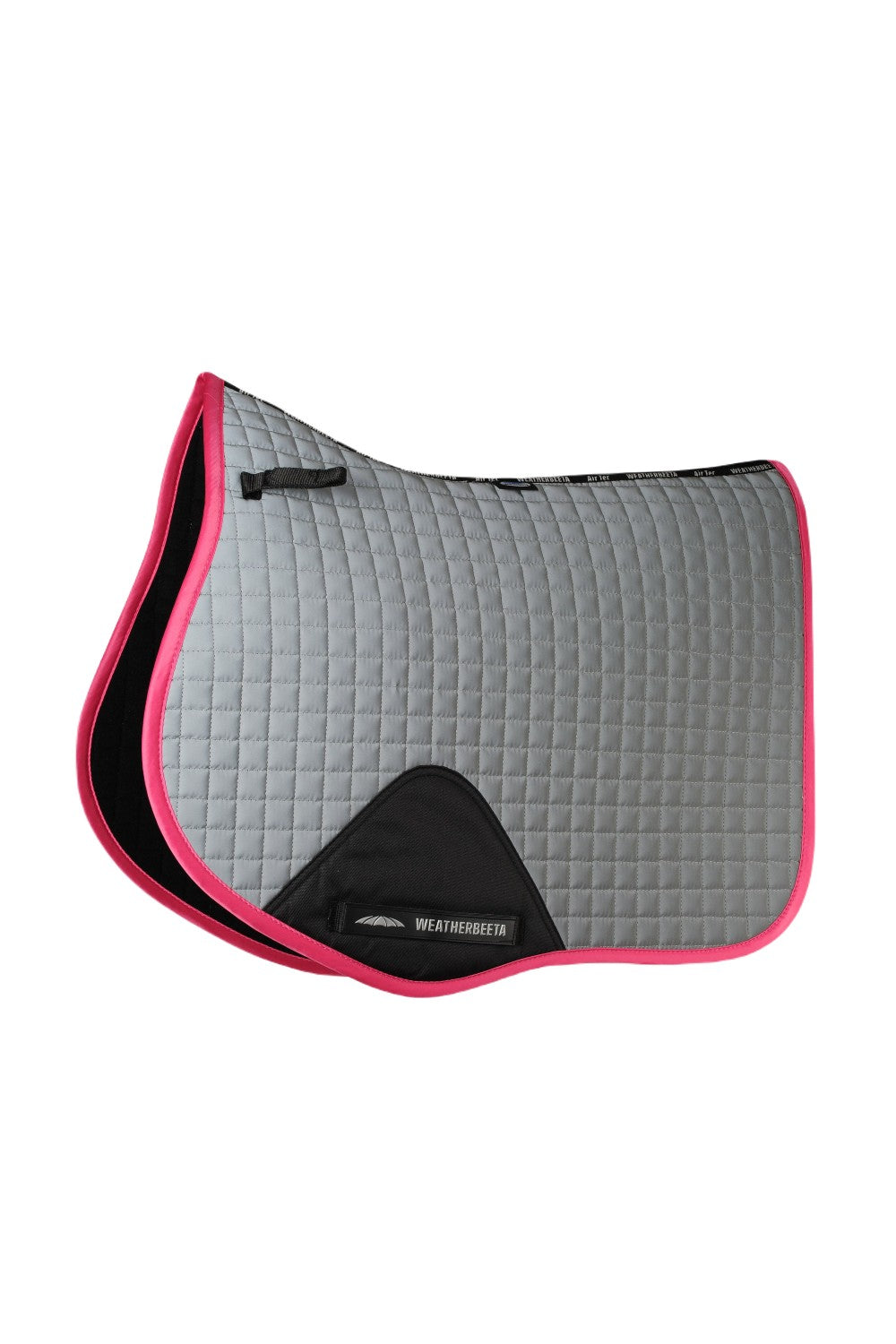 WeatherBeeta Reflective Prime All Purpose Saddle Pad In Silver/Pink 