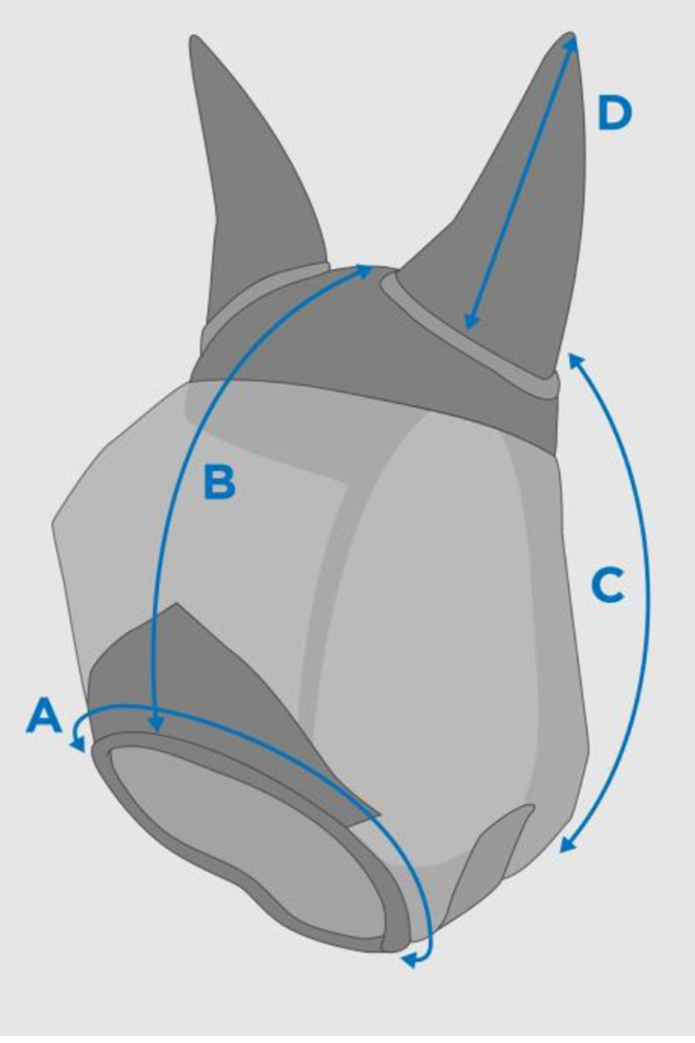 WeatherBeeta ComFiTec Airflow Mask | Two Colours Size chart 