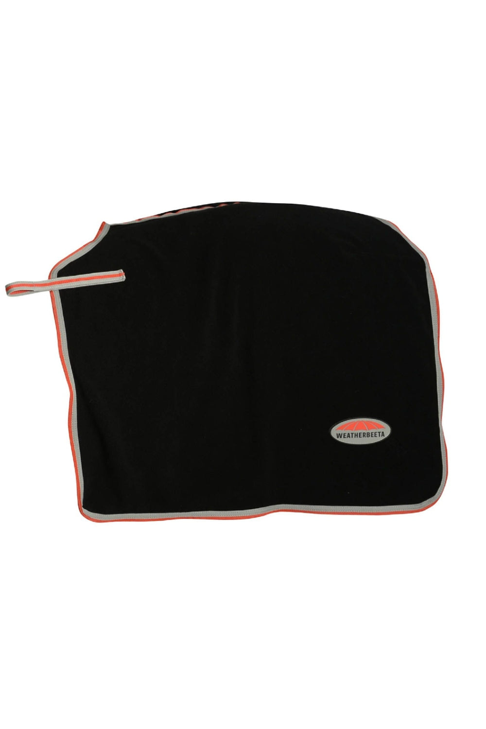 WeatherBeeta Therapy-Tec Fleece Quarter Sheet In Black/Silver/Red