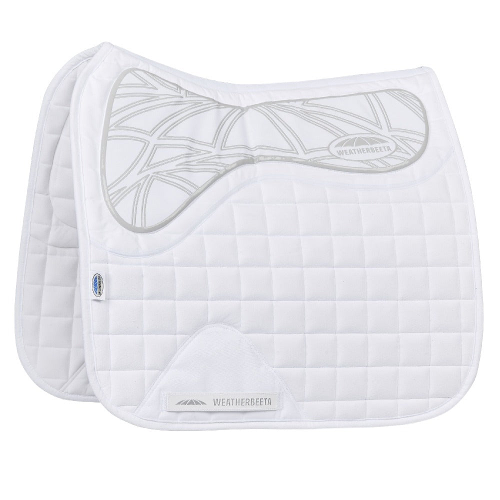 WeatherBeeta Ultra Grip Dressage Pad In White 