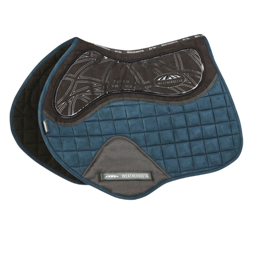 WeatherBeeta Ultra Grip Jump Saddle Pad In Navy