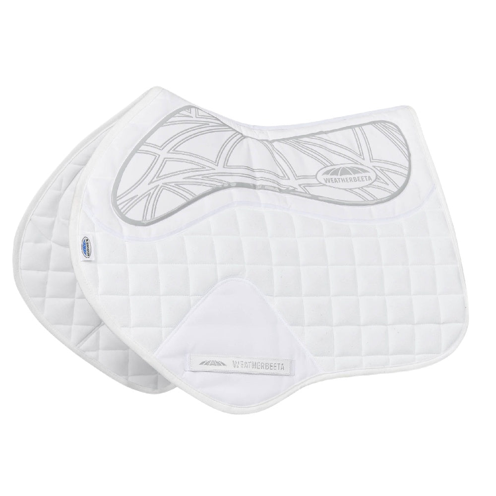 WeatherBeeta Ultra Grip Jump Saddle Pad In White