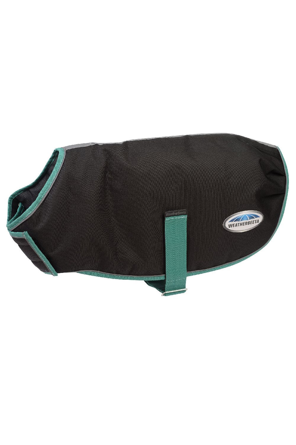 WeatherBeeta Green-Tec 900D Dog Coat Lite Plus in Black/Bottle Green