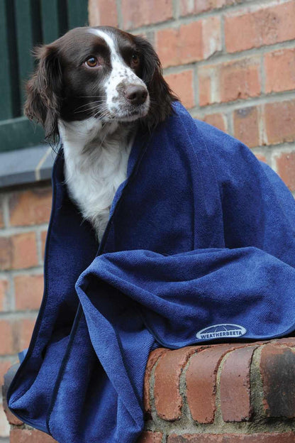 Weatherbeeta Dog Towel In Blue