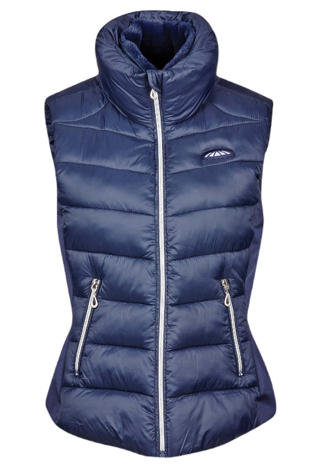 WeatherBeeta Womens Dion Puffer Vest in Navy 