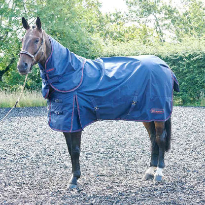 John Whitaker Rastrick 250 gm Turnout Rug with Detachable Neck in Navy