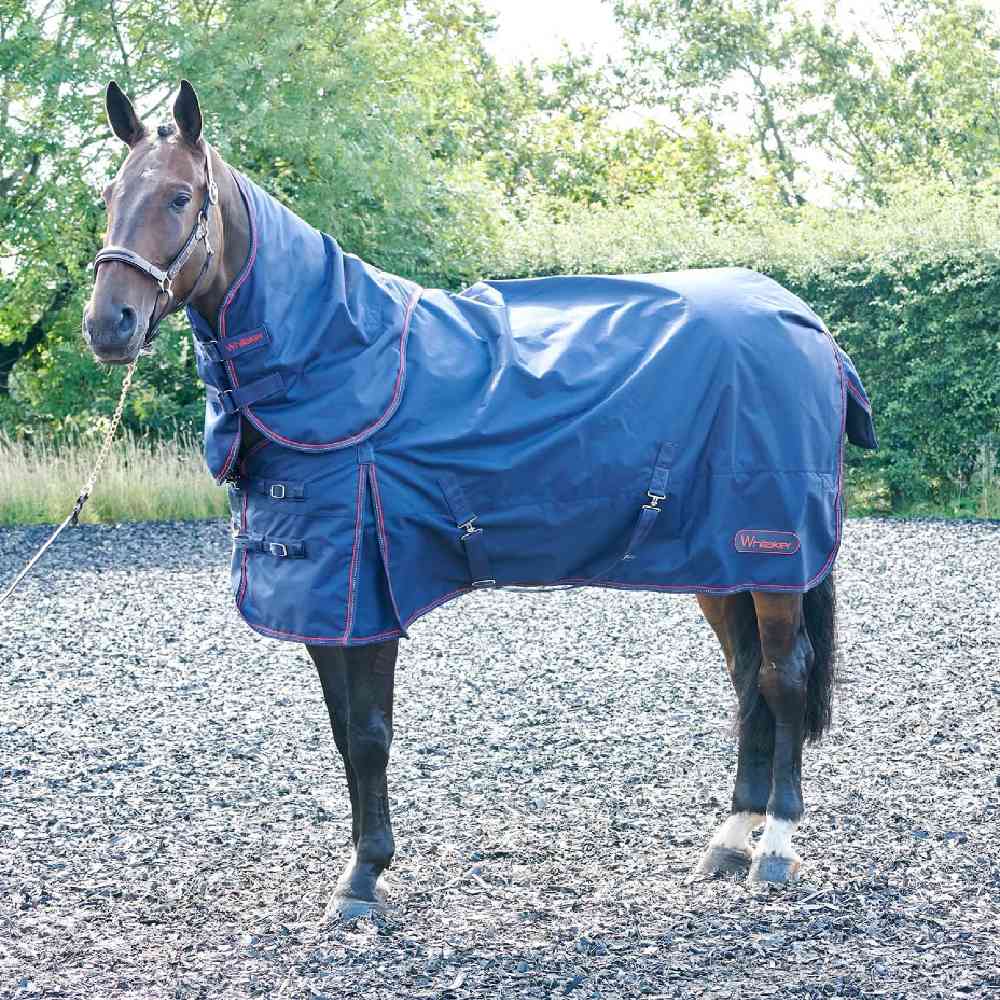 John Whitaker Rastrick 250 gm Turnout Rug with Detachable Neck in Navy