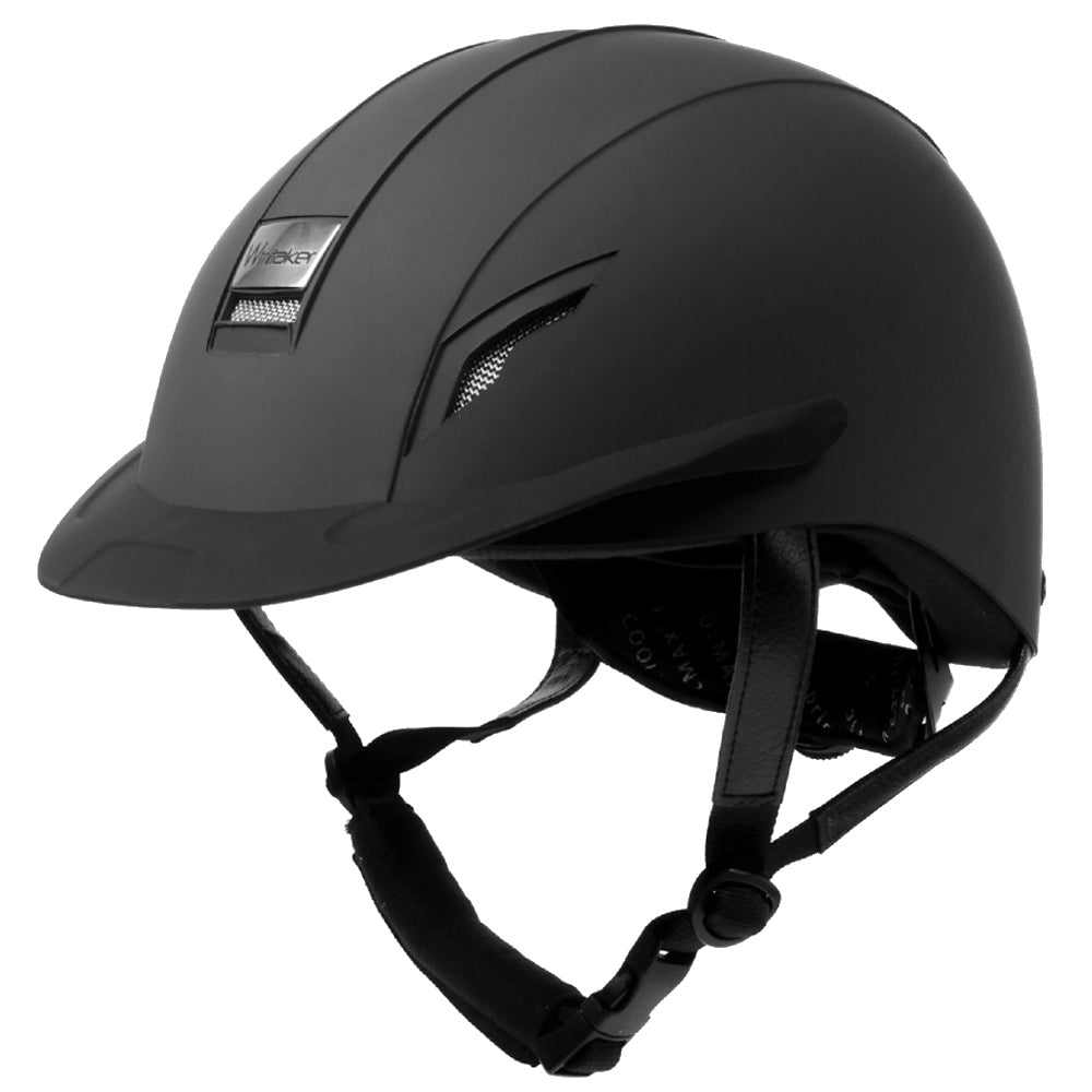 John Whitaker VX2 Riding Helmet in Black