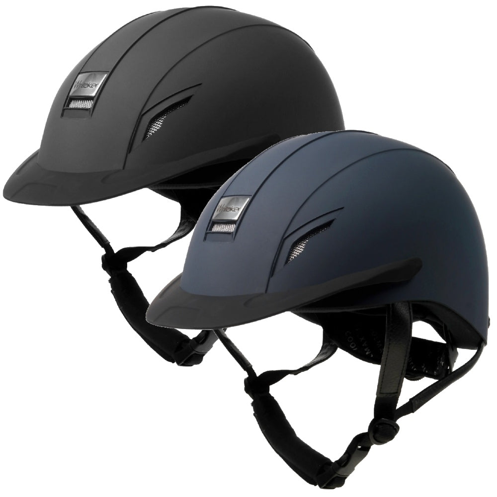 John Whitaker VX2 Riding Helmet in Black, Navy