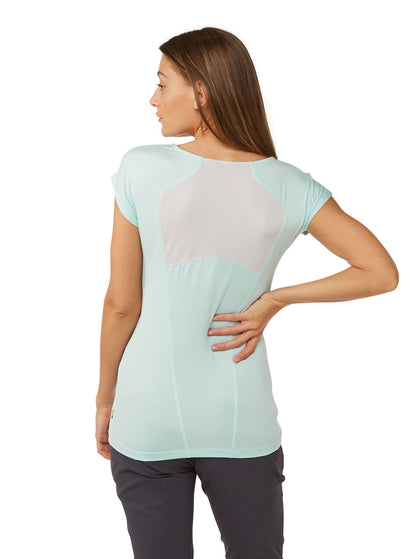 Breathable back panel Ladies Fusion Tee Shirt by Craghoppers