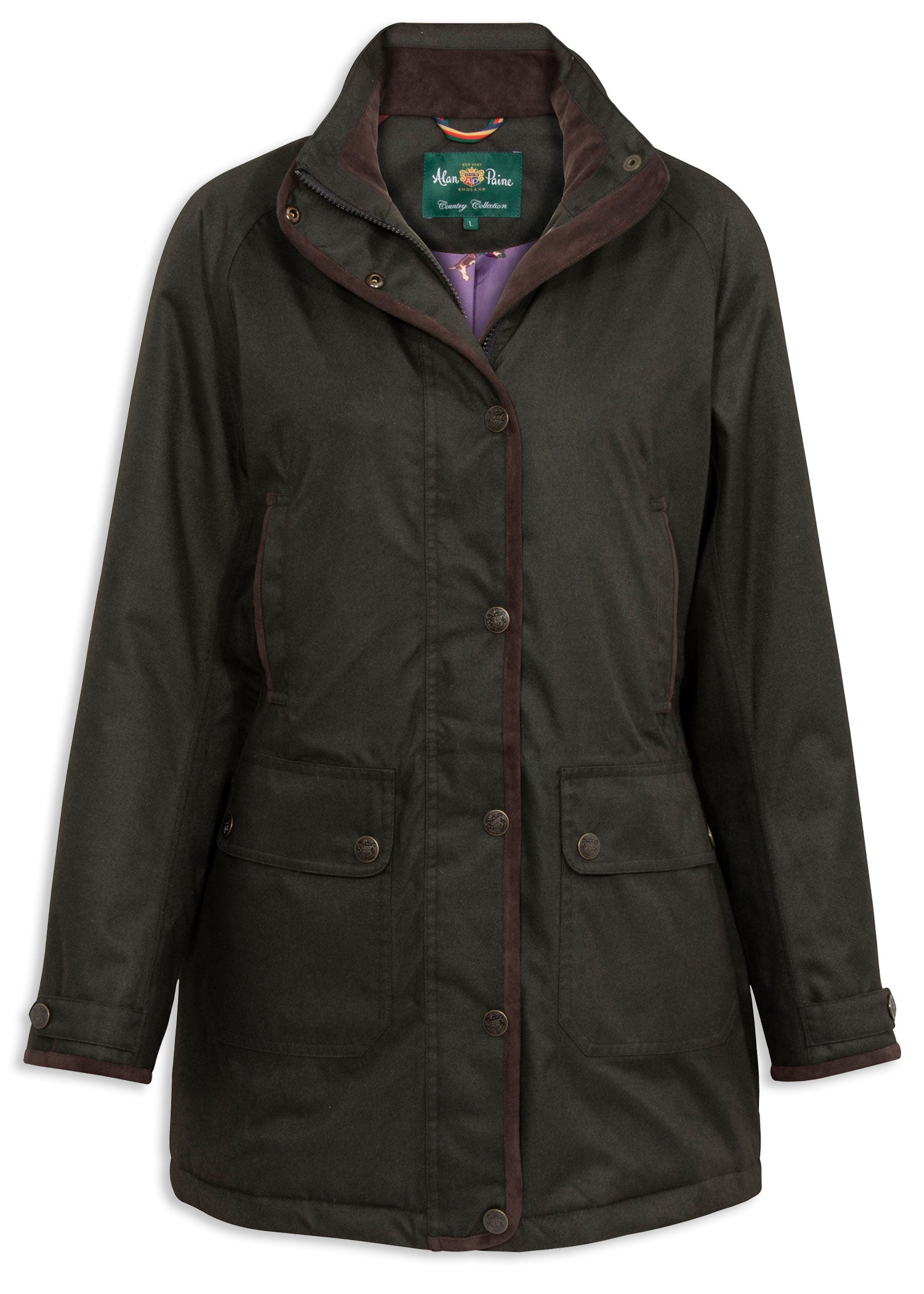 Woodland Green Alan Paine Fernley Ladies Weekend Coat 