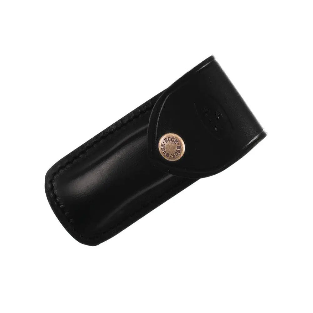 Black leather sheath