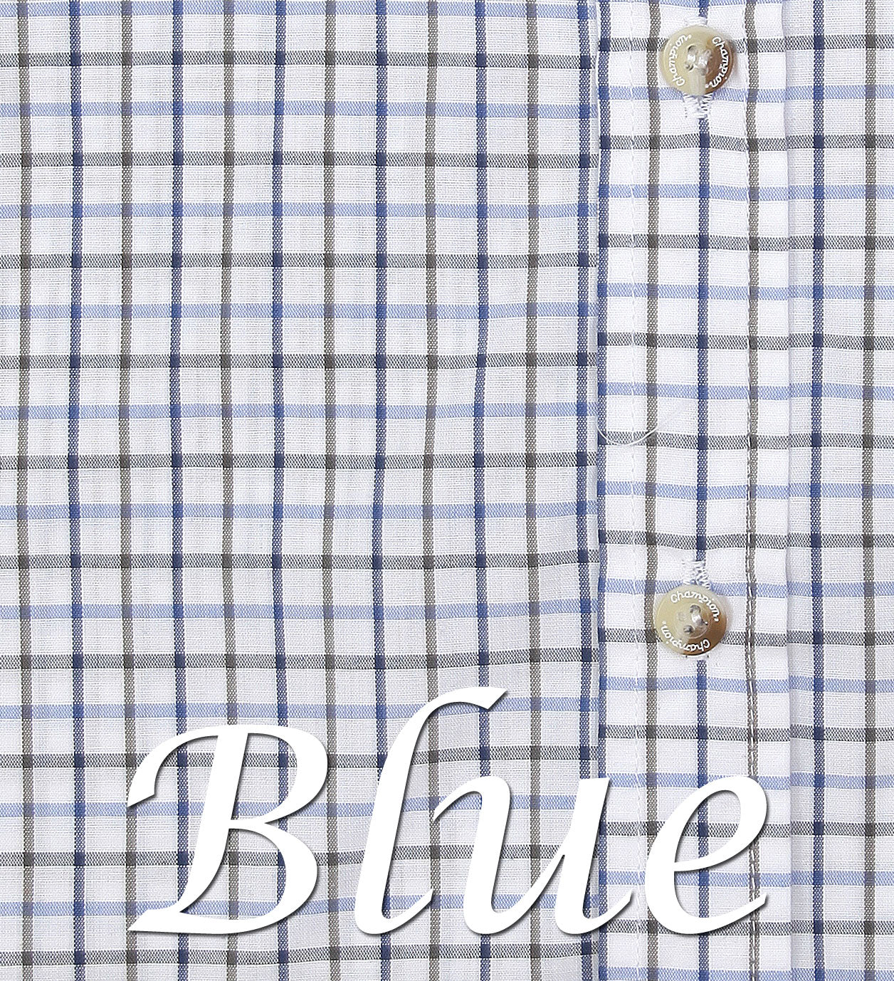 Blue tattersall check 