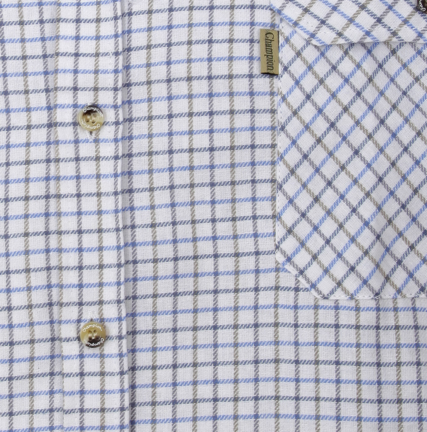 blue tattersall check 