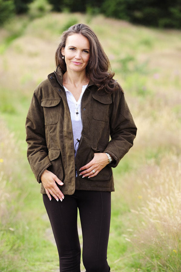 Chelsea is an warm lined waterproof from Bronte, in a stylish four pocket design with a flattering feminine cut