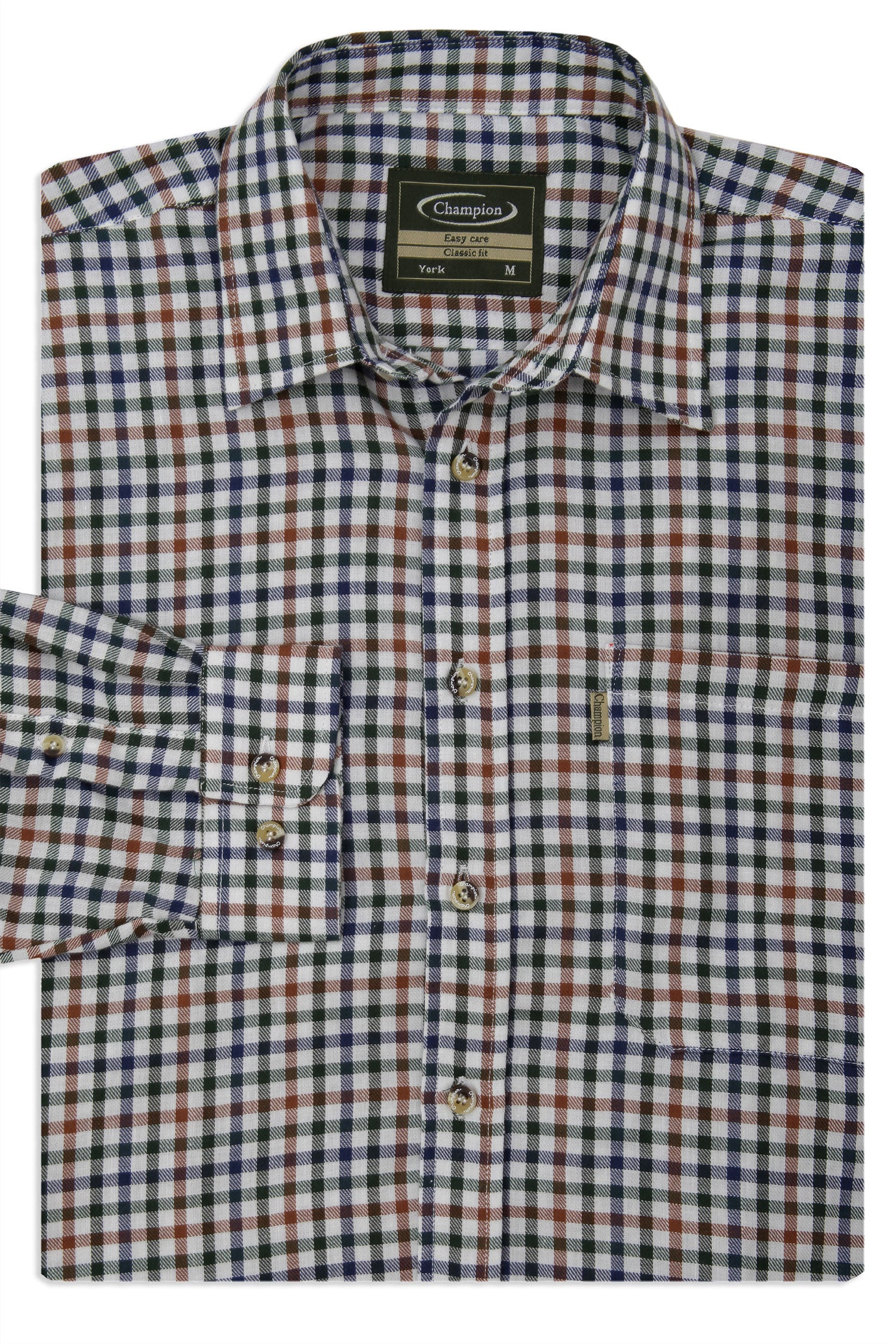 Champion york long sleeved check shirt 