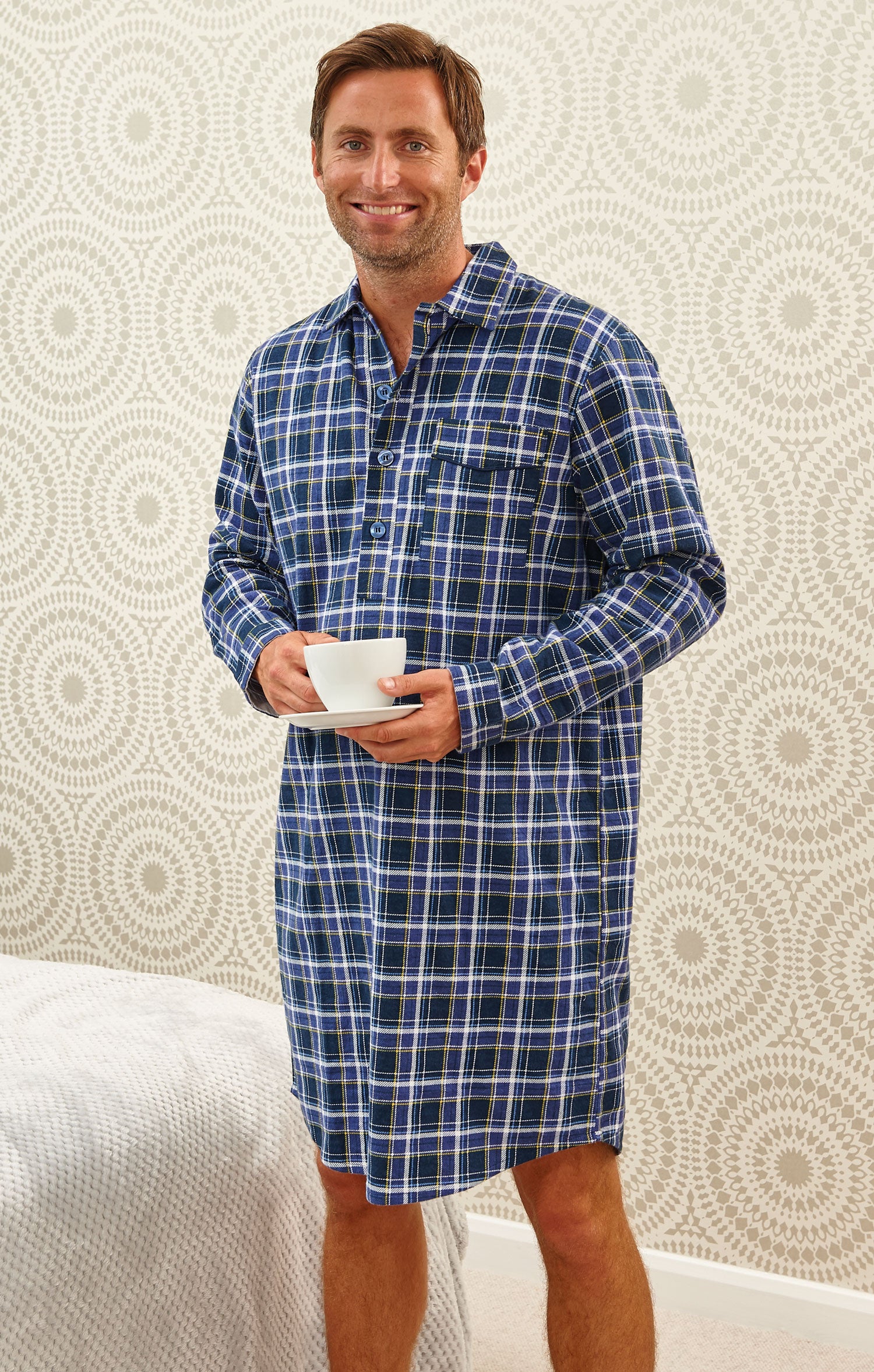 Blue Champion Canterbury Cotton Nightshirt