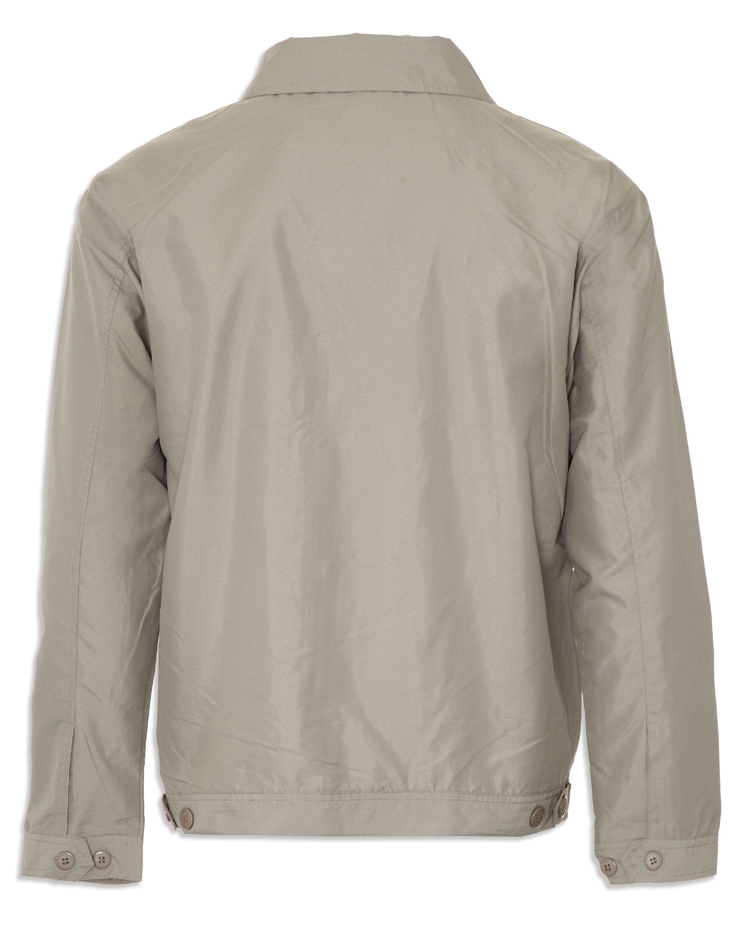 back view Birkdale jacket in stone colour