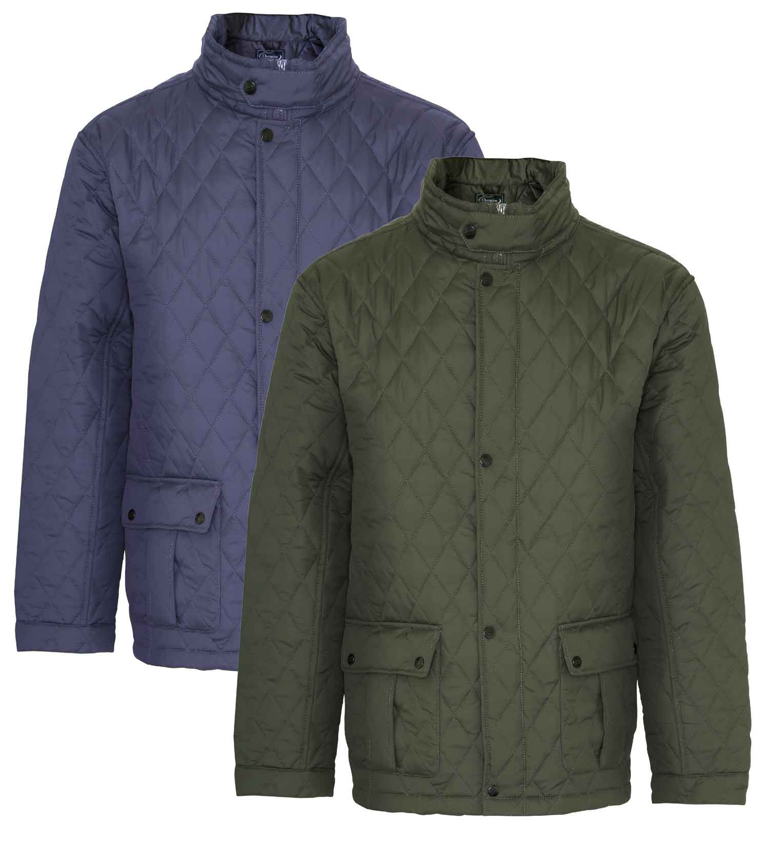 Champion Padstow Quilted Jacket two colours green and blue  